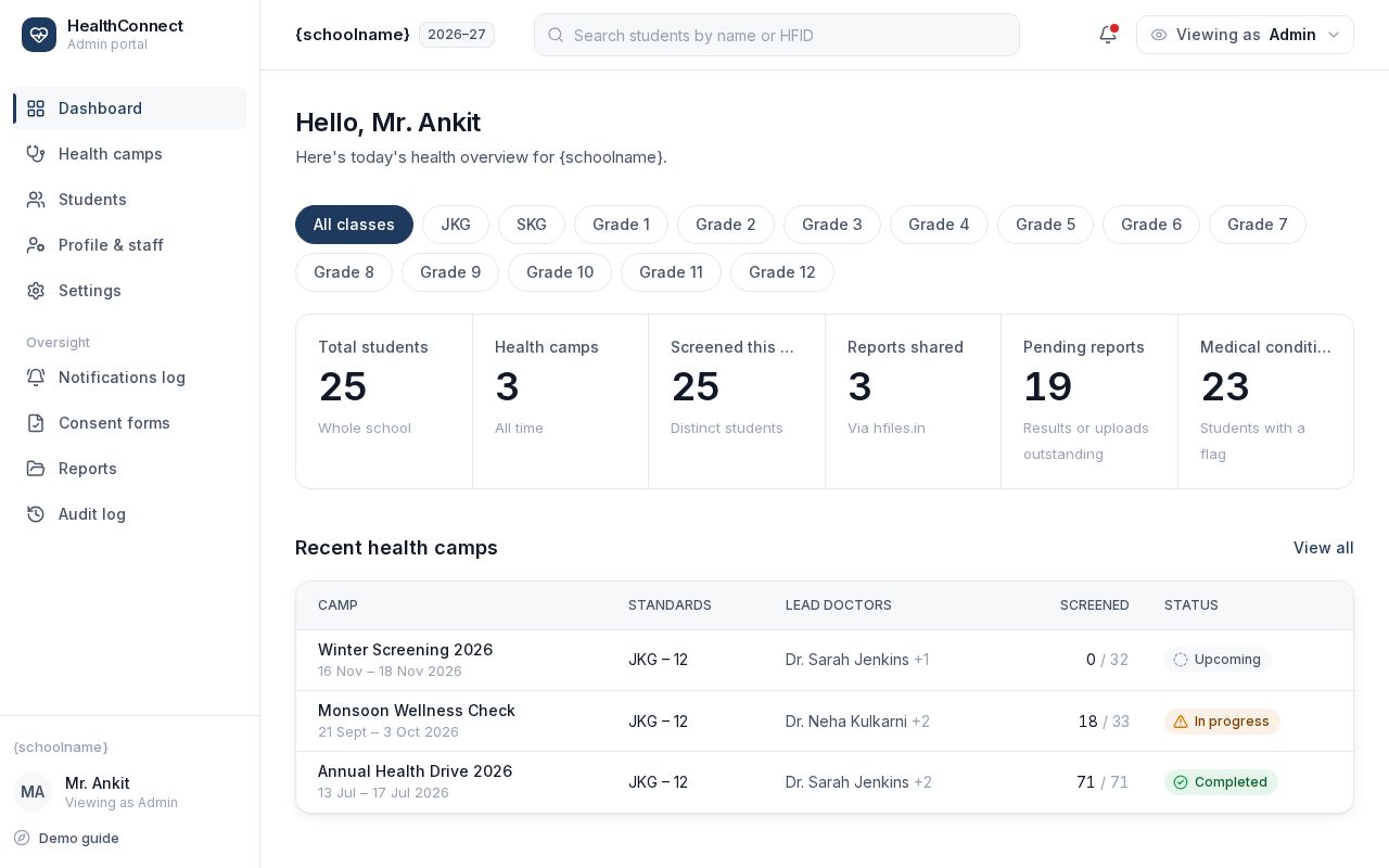 Preview of School Demo Ankit