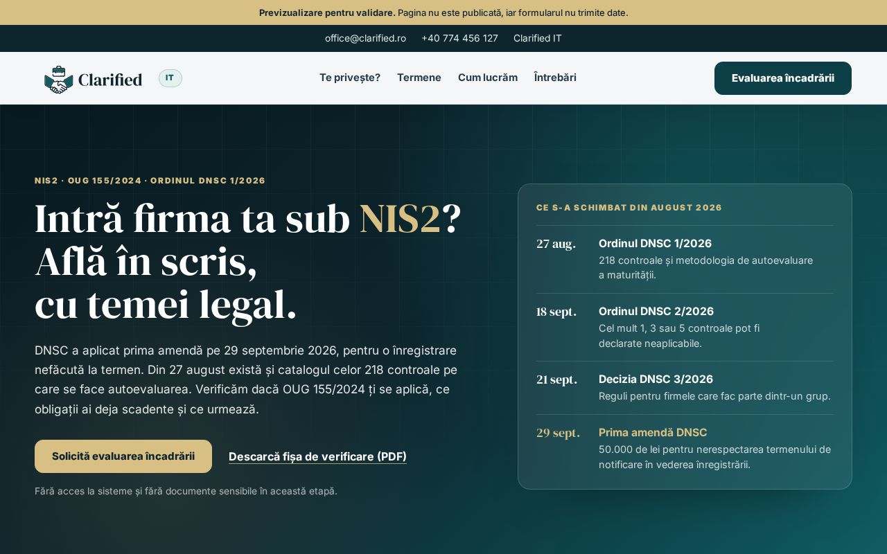 Preview of Clarified Nis2 Preview