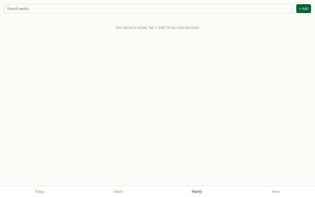 Preview of Pantry Planner