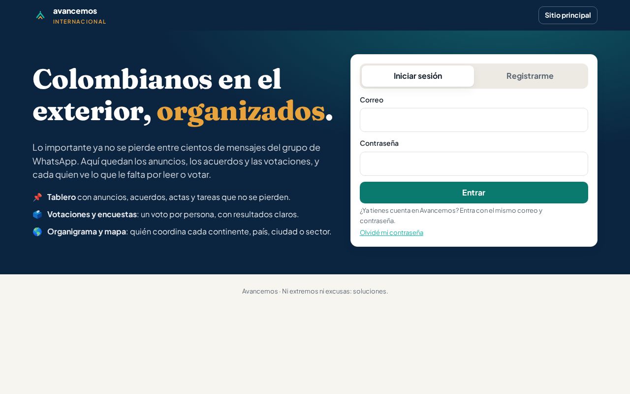 Preview of Avancemos Internacional
