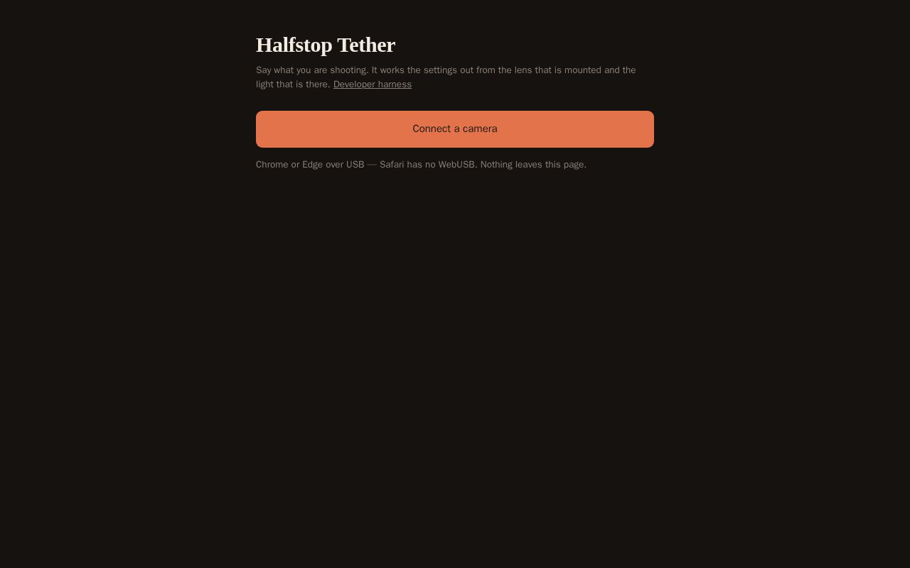 Preview of Halfstop Tether