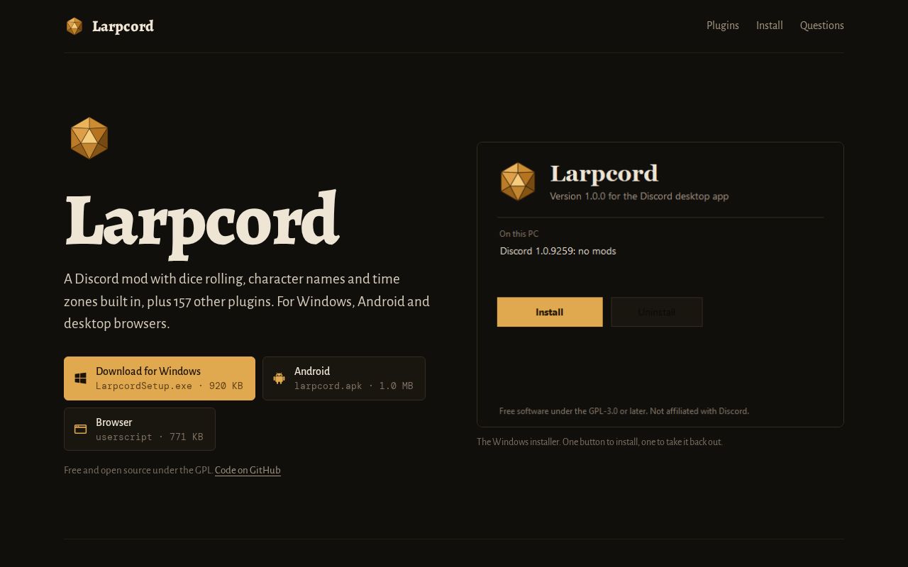 Preview of Larpcord
