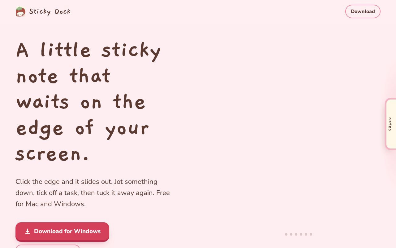 Preview of Sticky Dock
