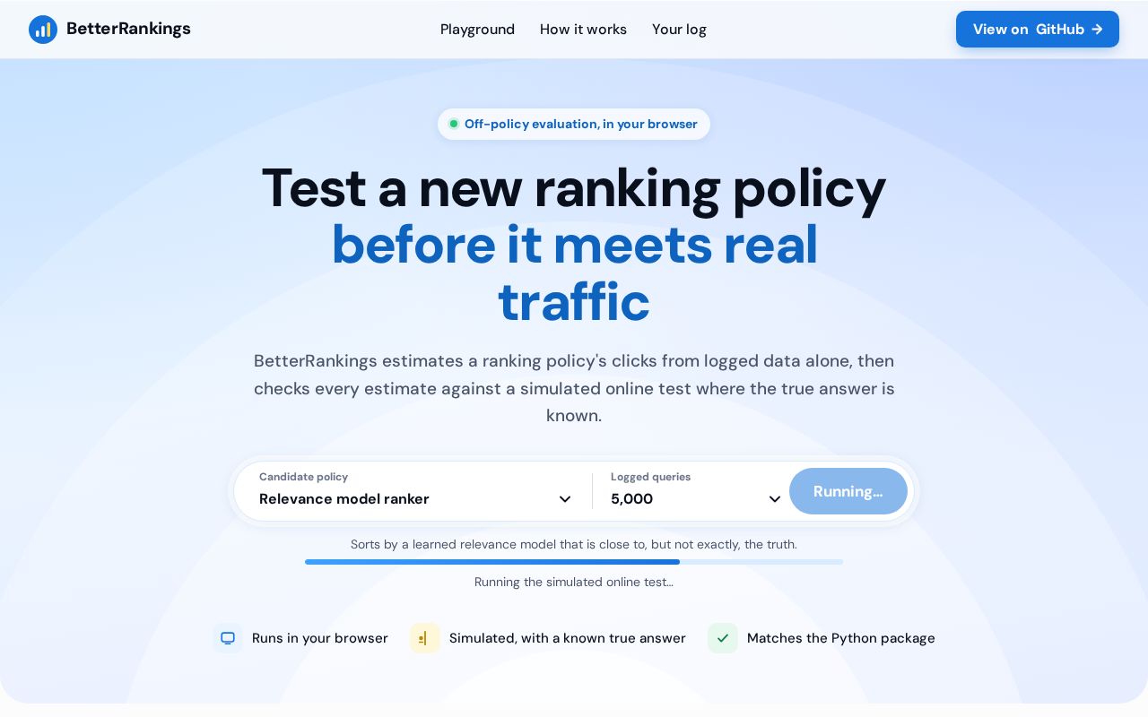 Preview of BetterRankings
