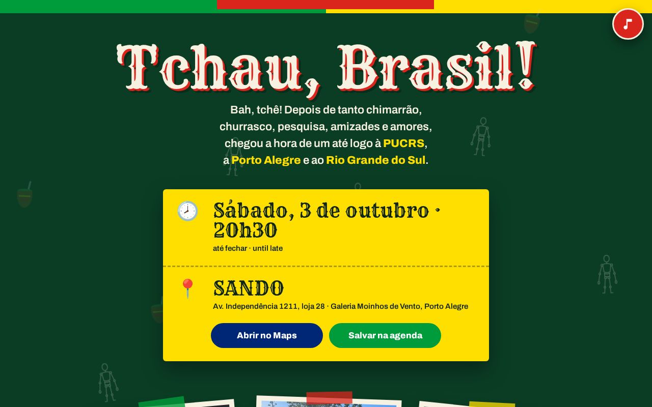 Preview of Tchau Brasil