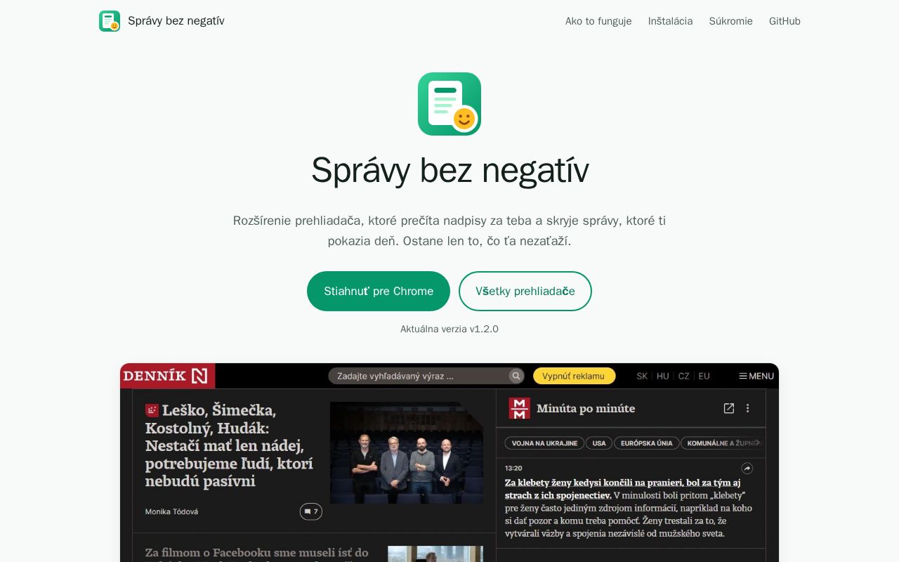 Preview of Správy bez negatív