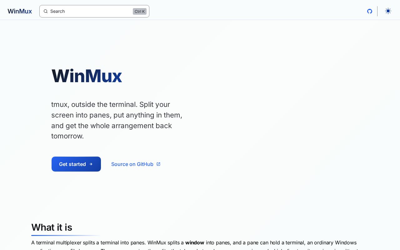 Preview of Winmux