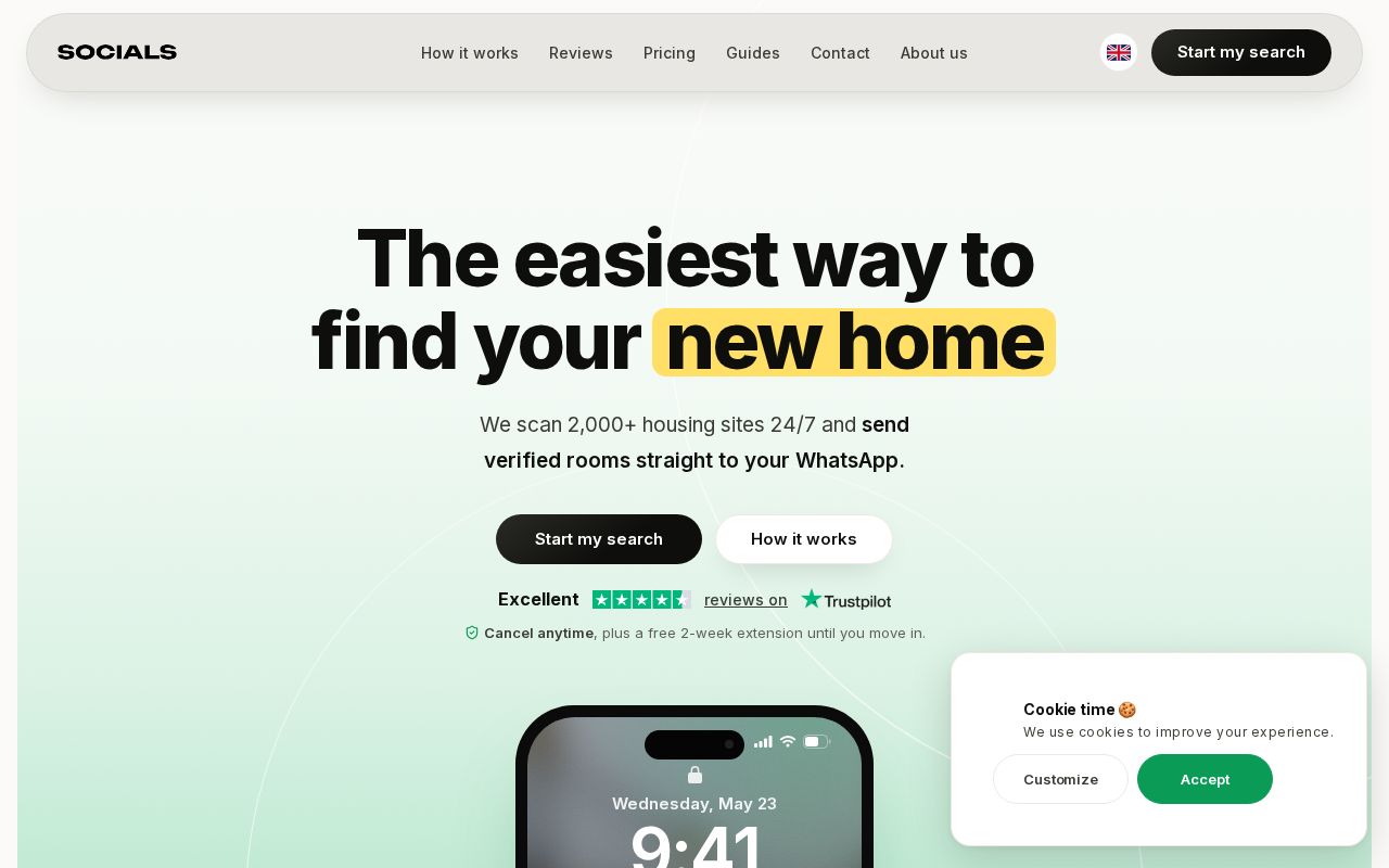 Preview of Socials Homes Agents