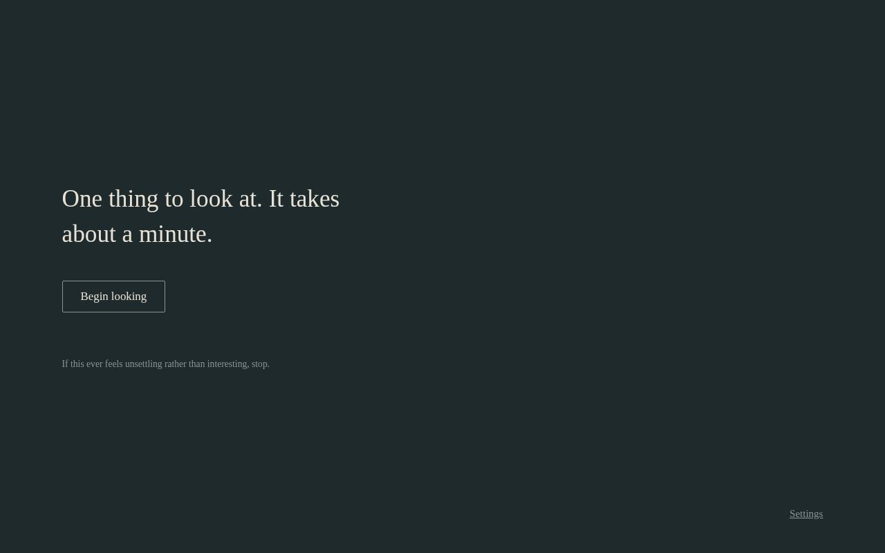 Preview of A mobile self-inquiry app: one short pointer at a time.