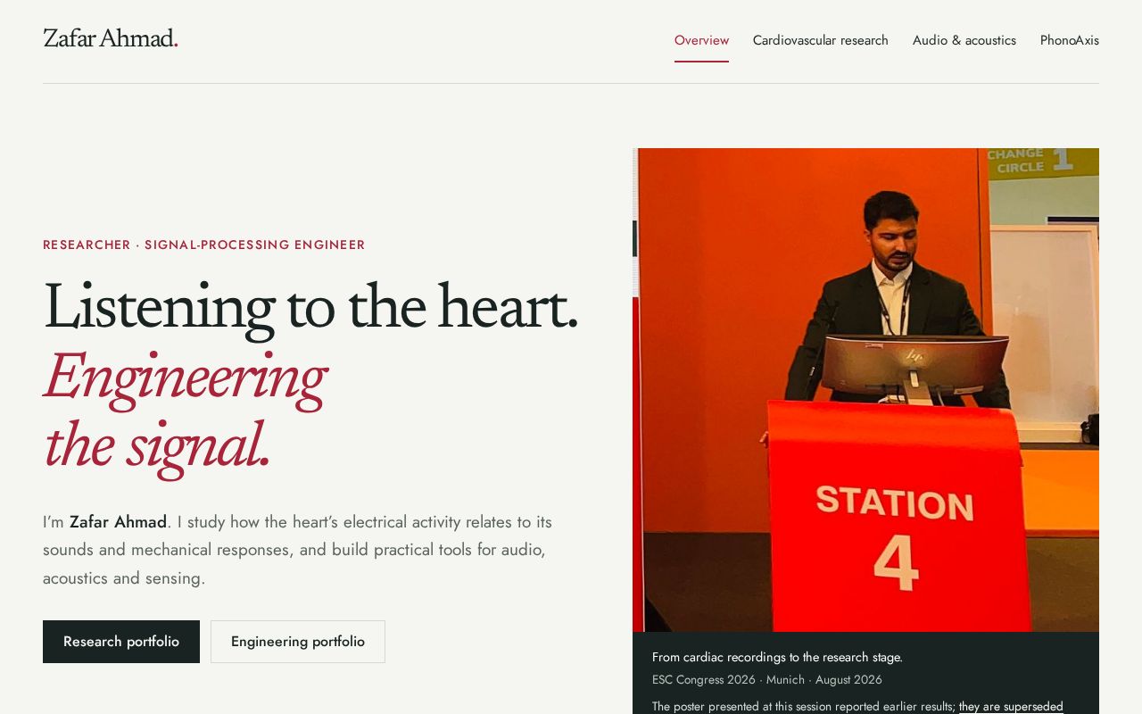 Preview of ZAFAR AHMAD 5359 Github Io