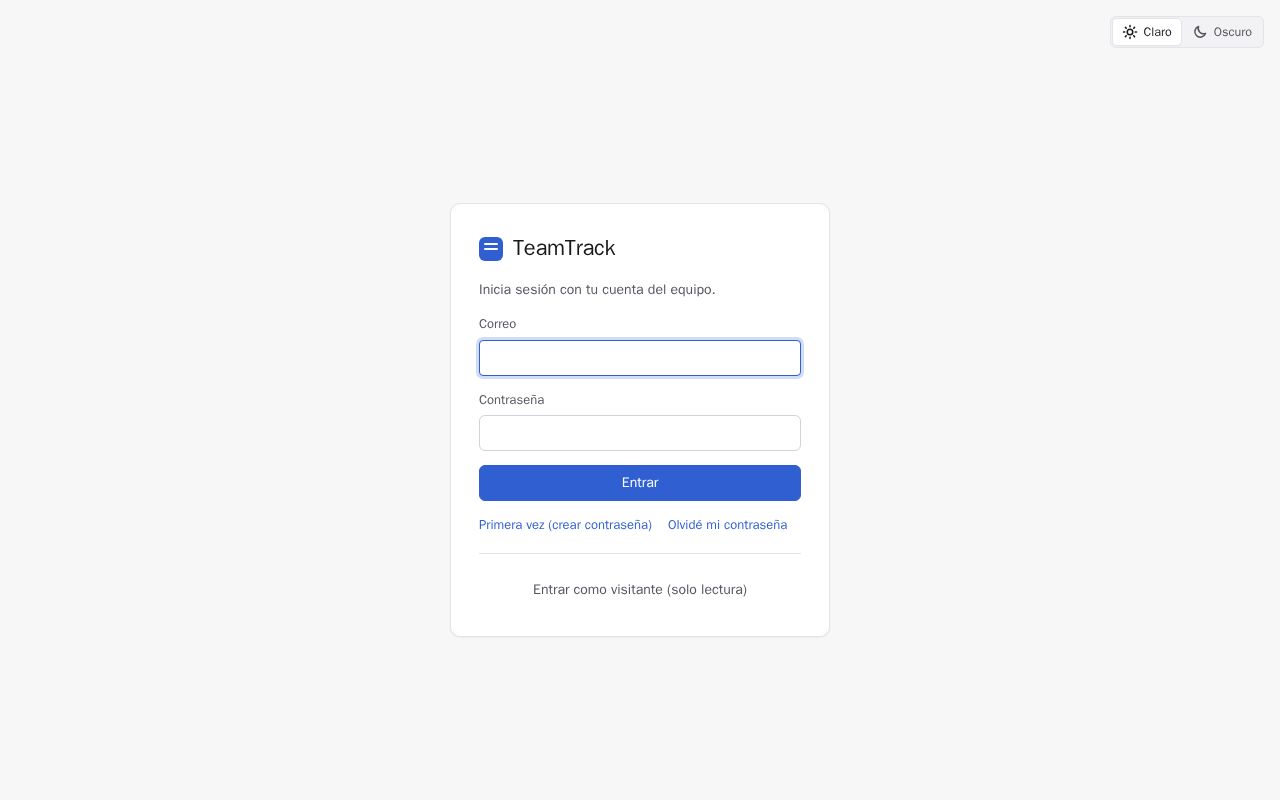 Preview of TeamTrackProject