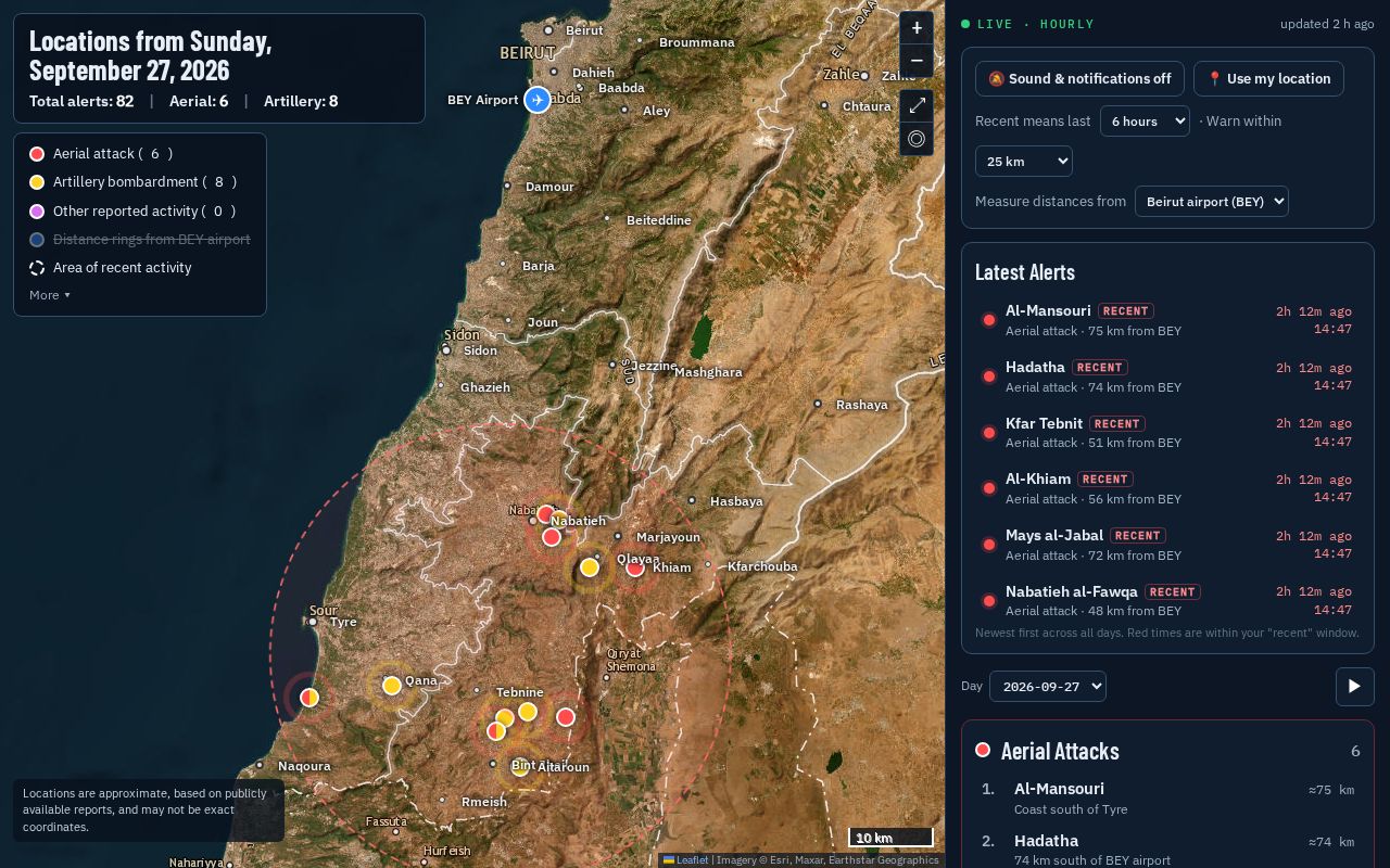 Preview of Lebanon Map