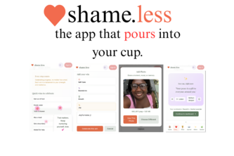 Preview of shame.less app