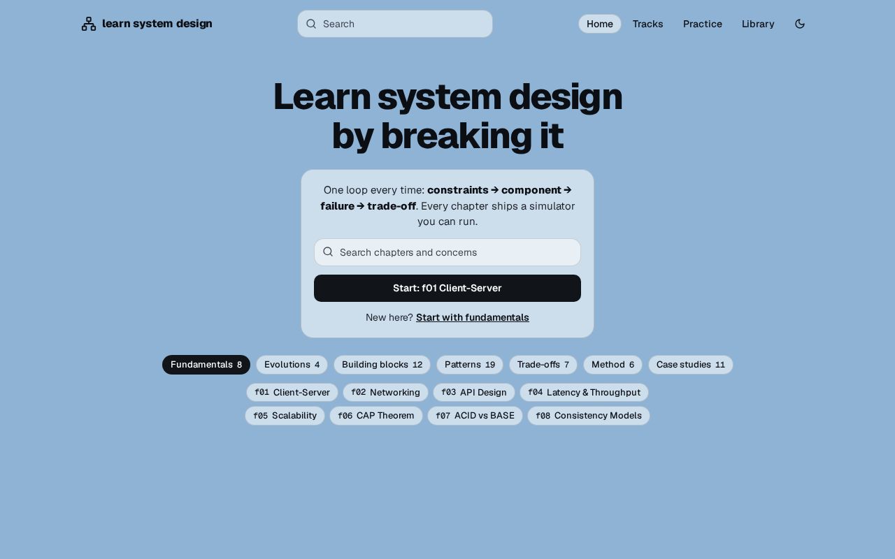 Preview of Learn System Design