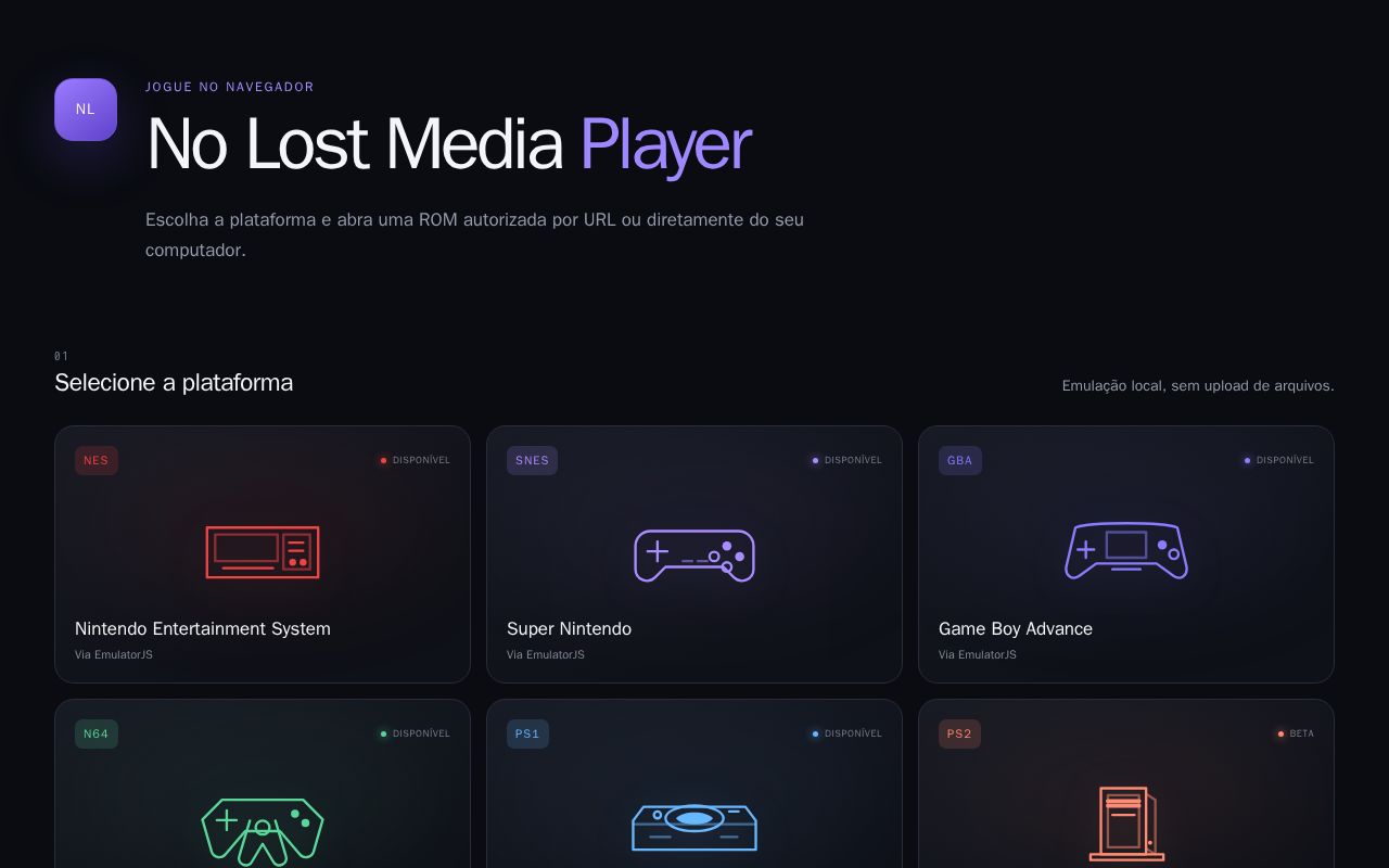 Preview of No Lost Media Player