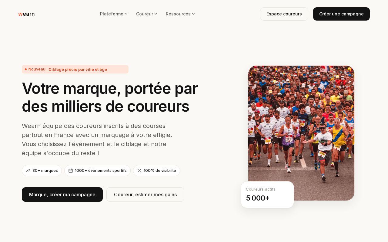 Preview of Wearn Website