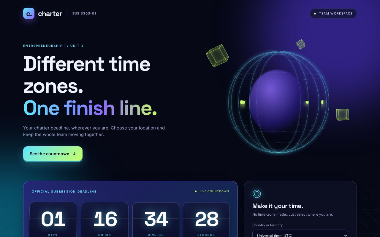 Preview of Charter Countdown