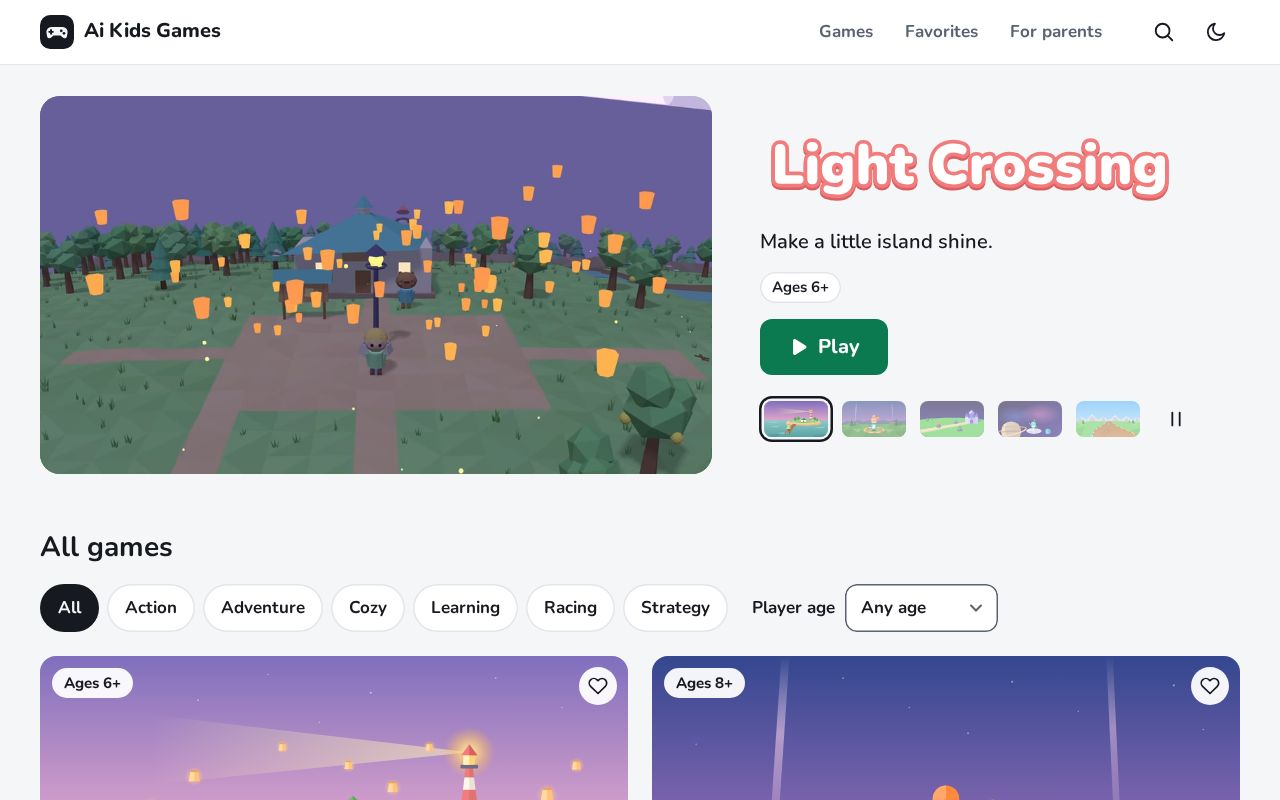 Preview of AI Kids Games