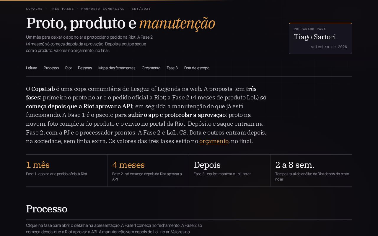 Preview of Proposta Copalab