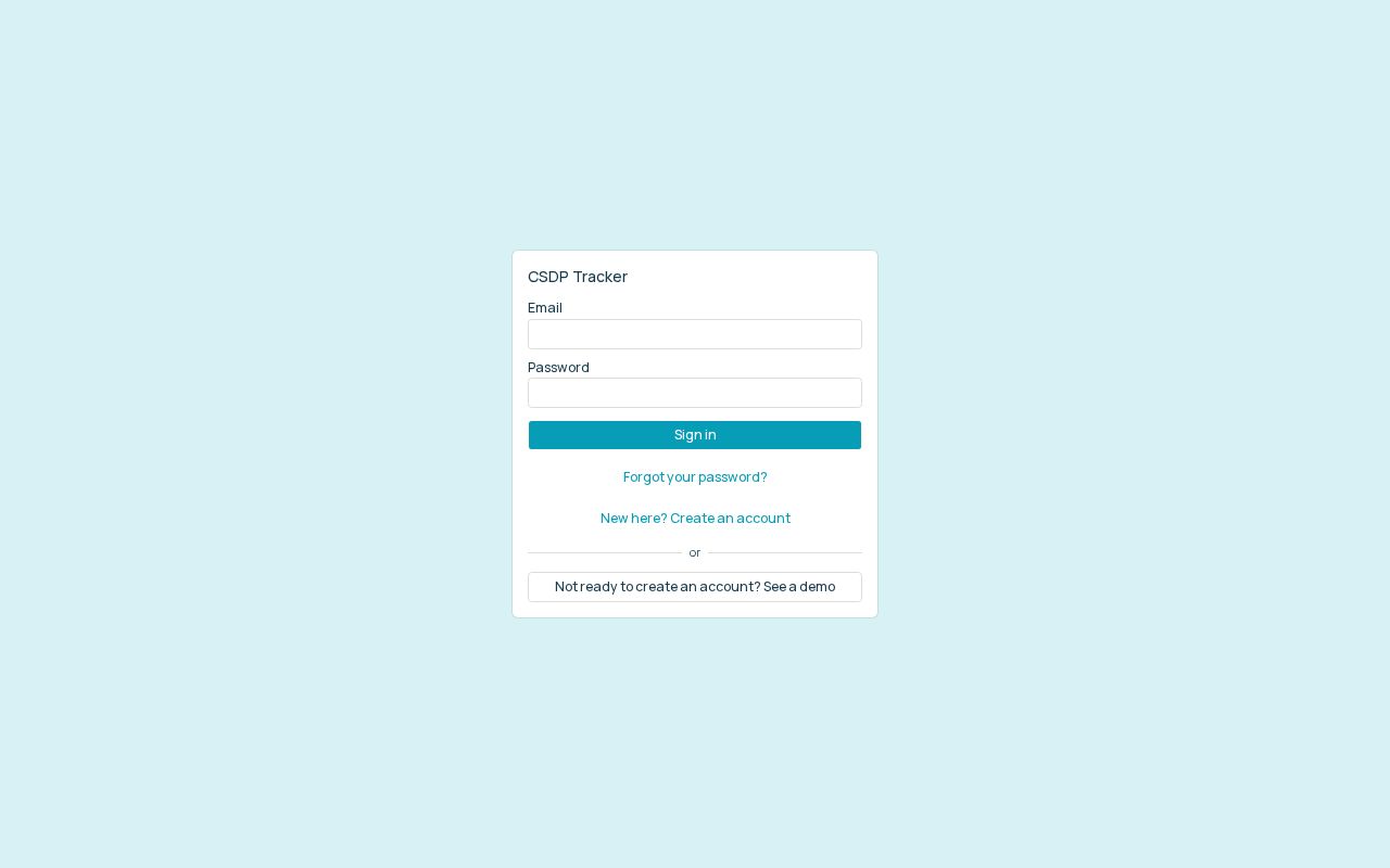 Preview of Csdp Admin