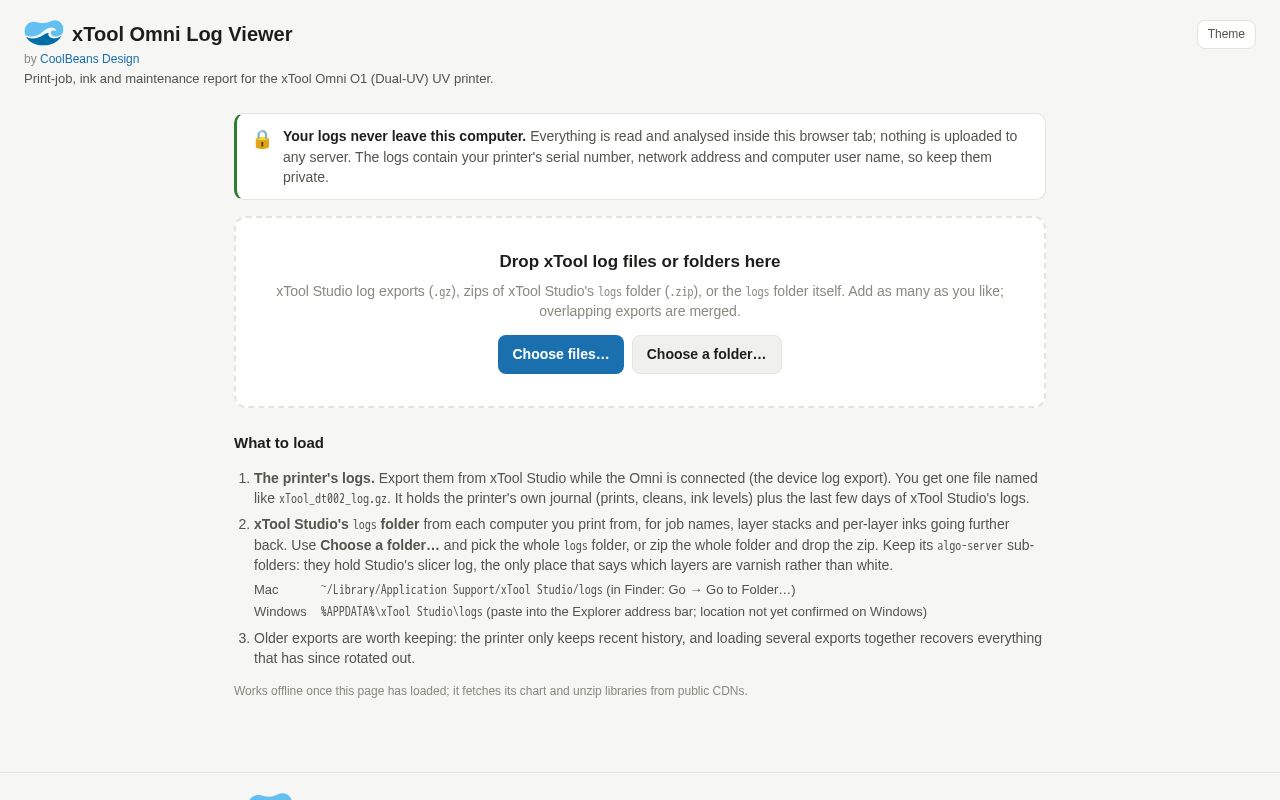 Preview of Omni Log Viewer