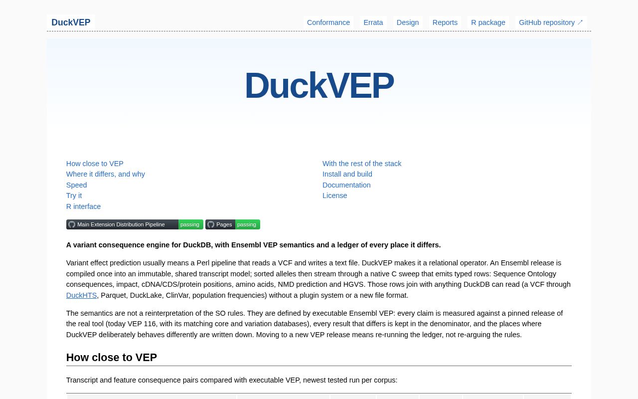 Preview of DuckVEP
