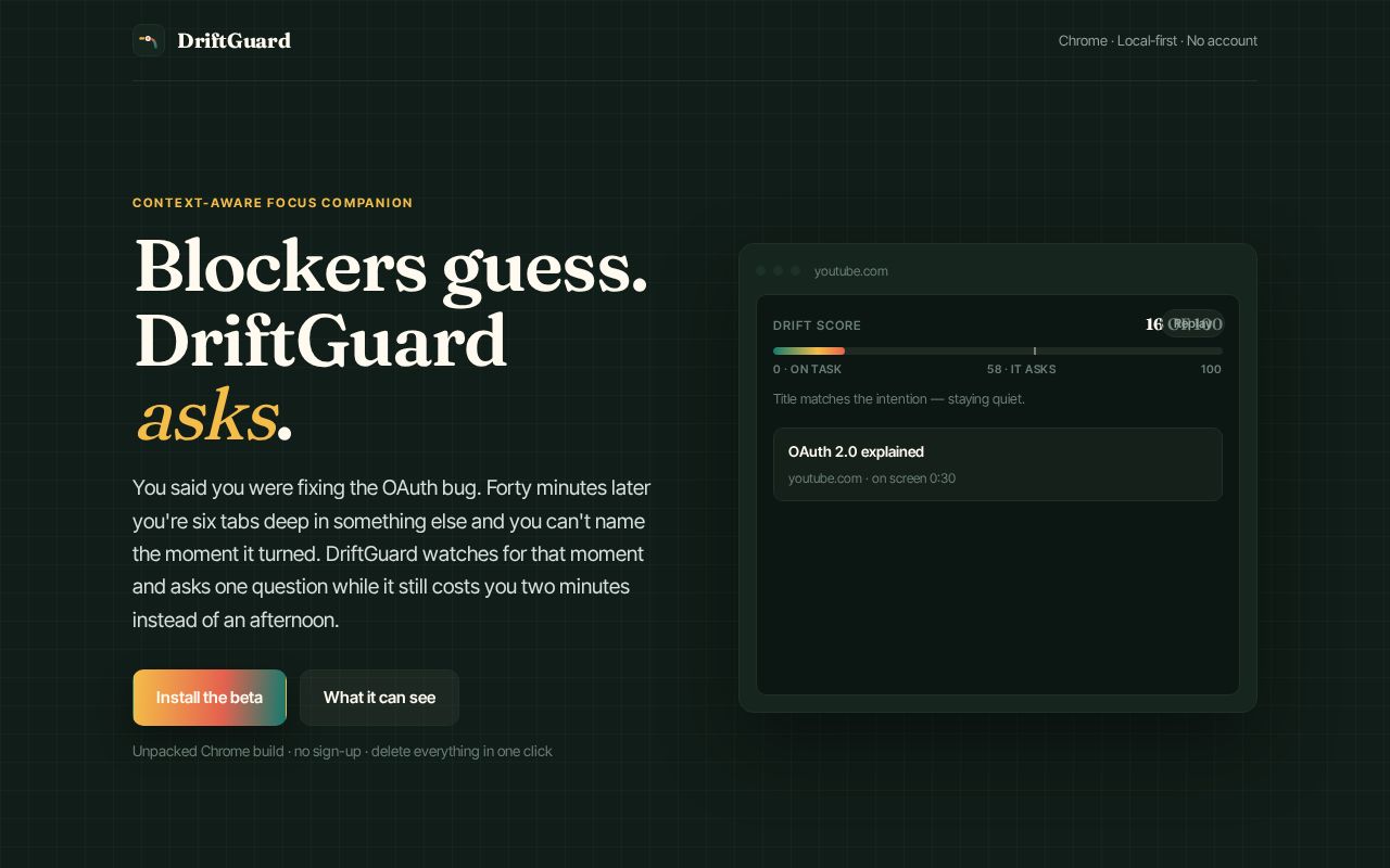 Preview of Driftguard