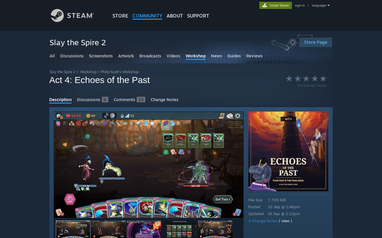 Preview of Sts2 Act 4 Echos Of The Past