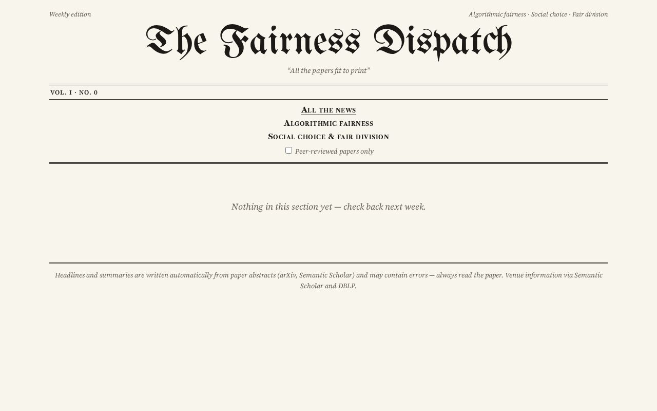 Preview of Fairness Ai News