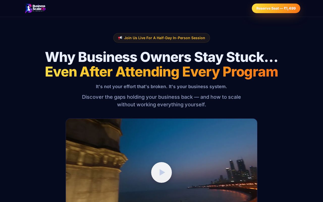 Preview of Business Scaleup Blueprint Lp