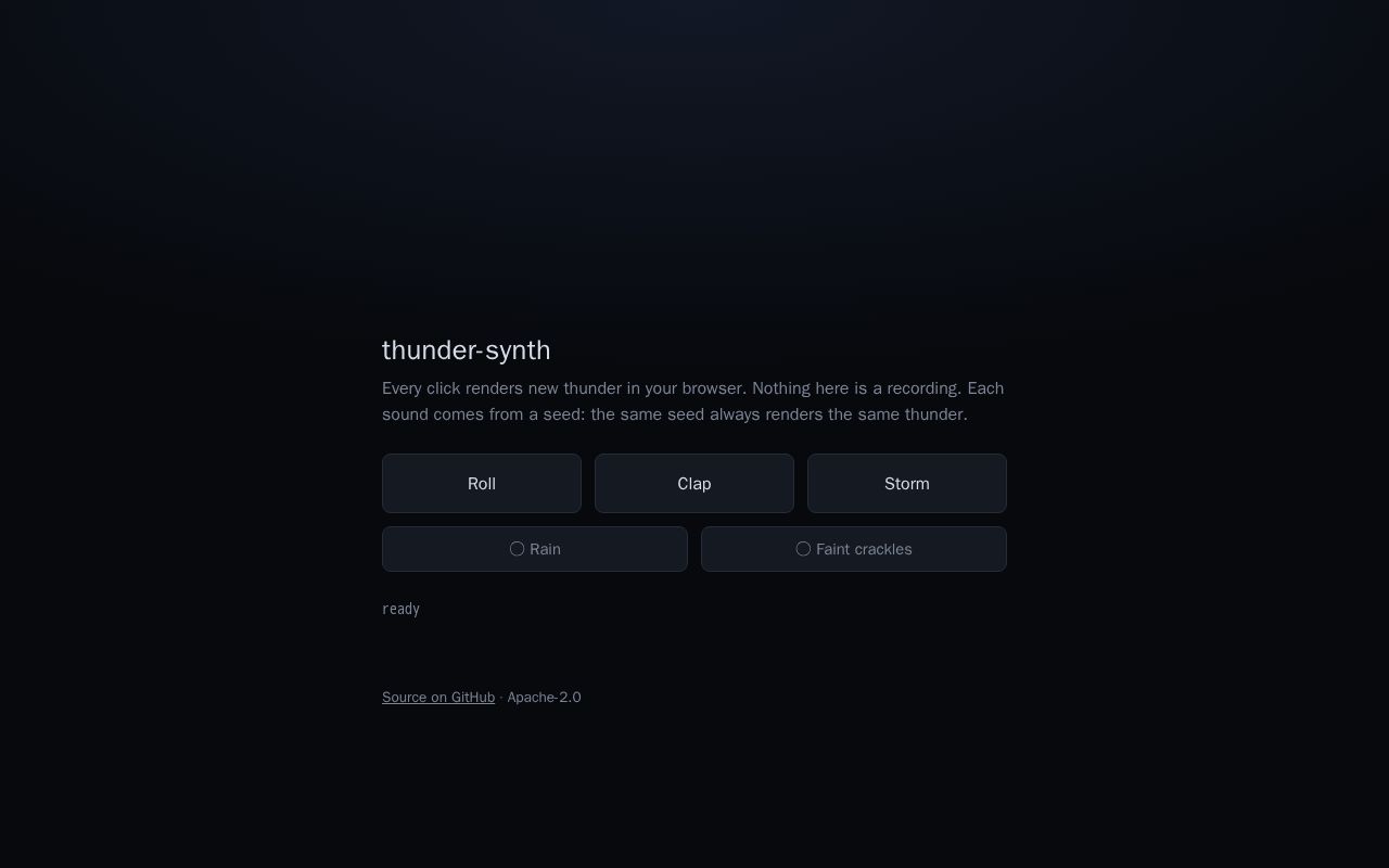 Preview of Thunder Synth