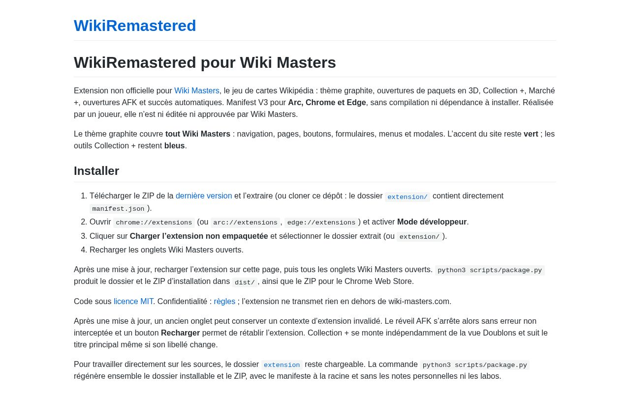 Preview of WikiRemastered