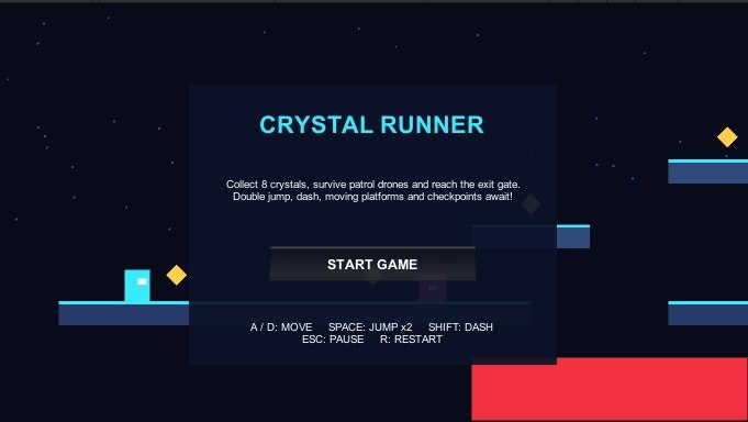 Preview of Crystal Runner — 2D Platformer