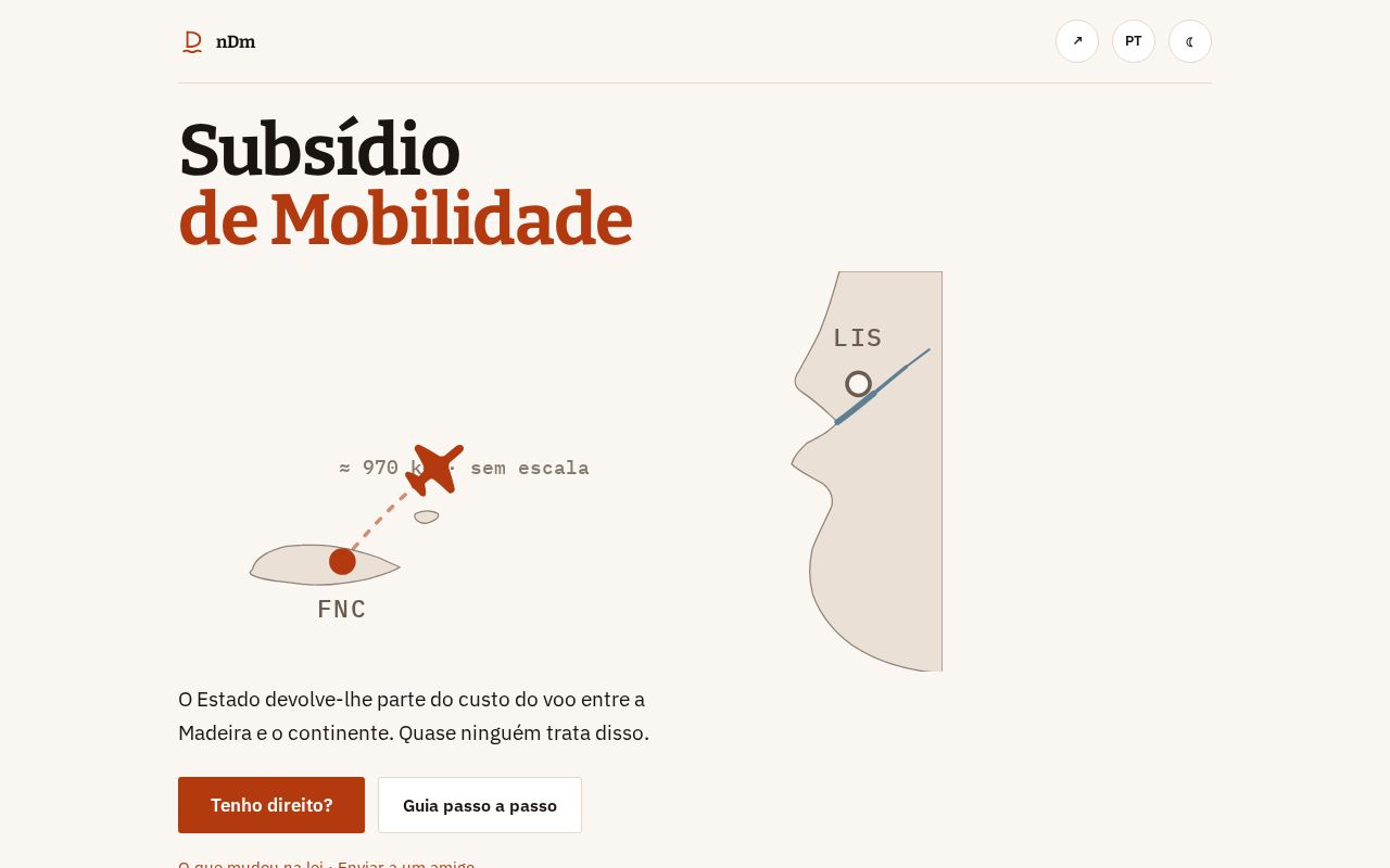 Preview of nDm - Nova Dadiva da Madeira: guias gratuitos de burocracia portuguesa. ajuda.seedwave.pt