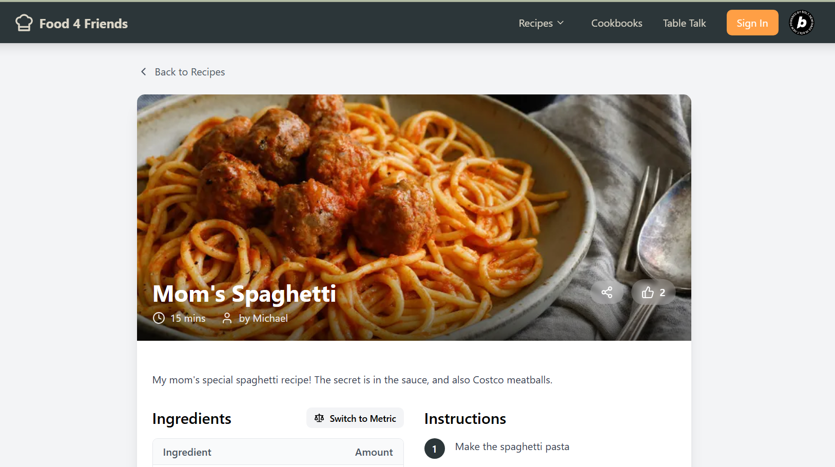 Preview of Food 4 Friends