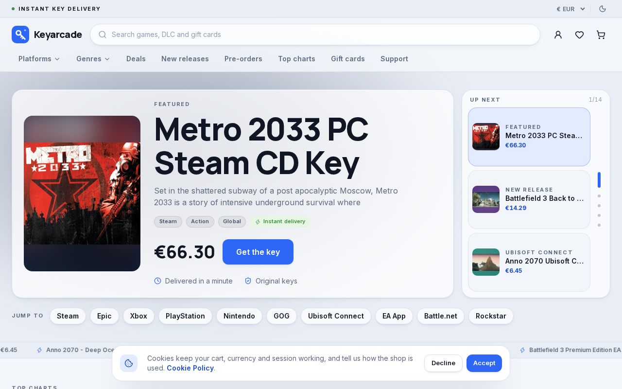Preview of Keyarcade