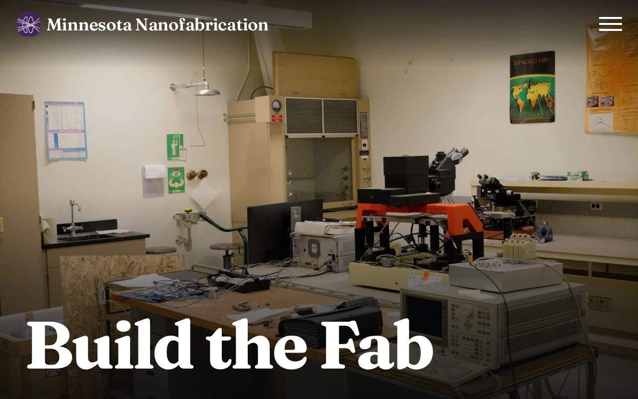 Preview of Nanofab Web
