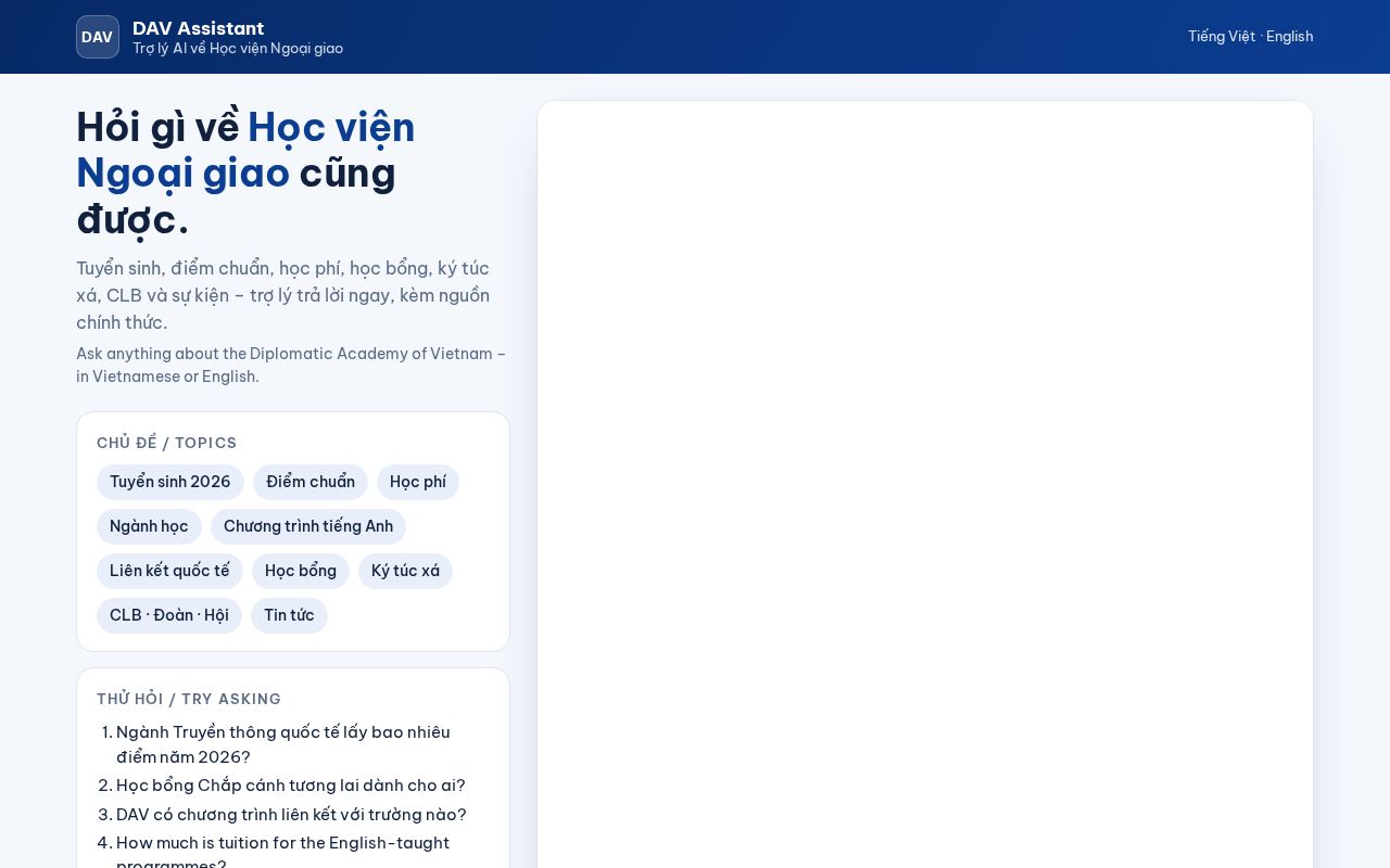 Preview of Dav Assistant