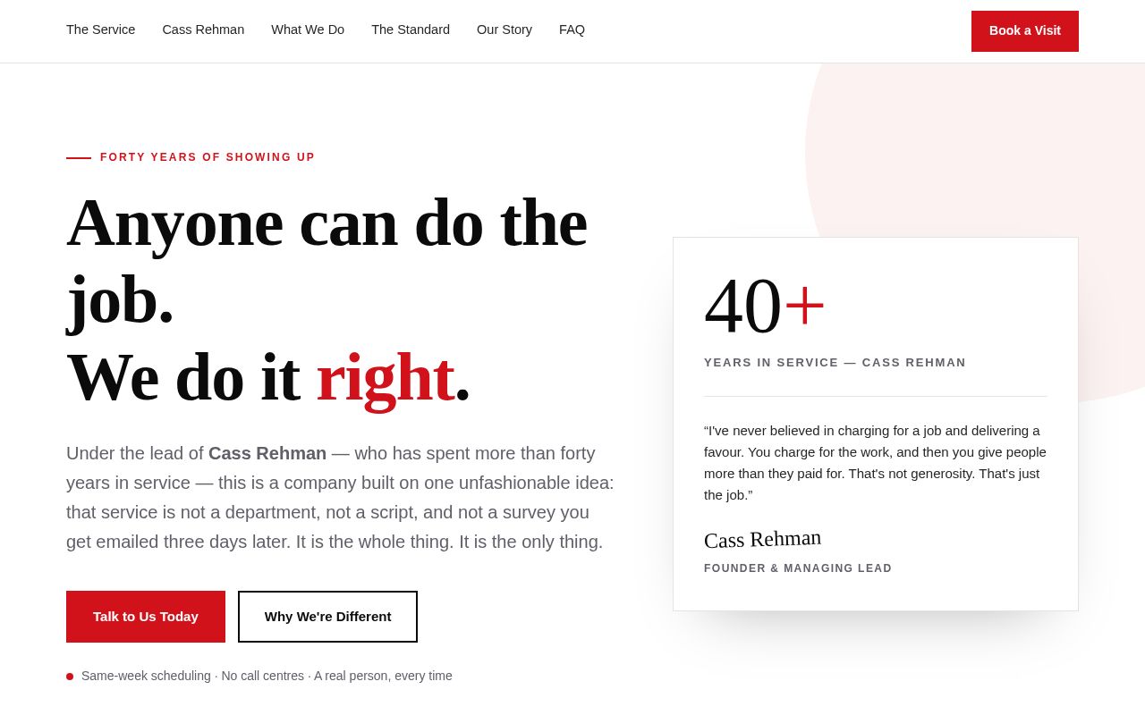 Preview of Golden Mile Service Page