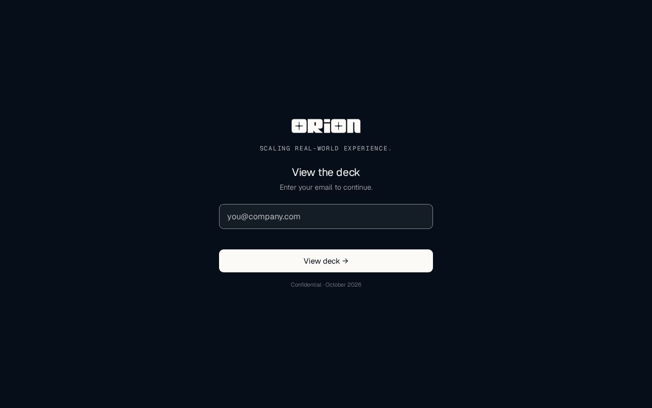 Preview of Orion Standalone Preview