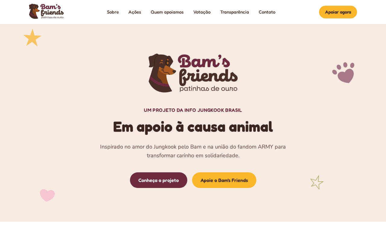 Preview of Bams Friends Patinhas De Ouro