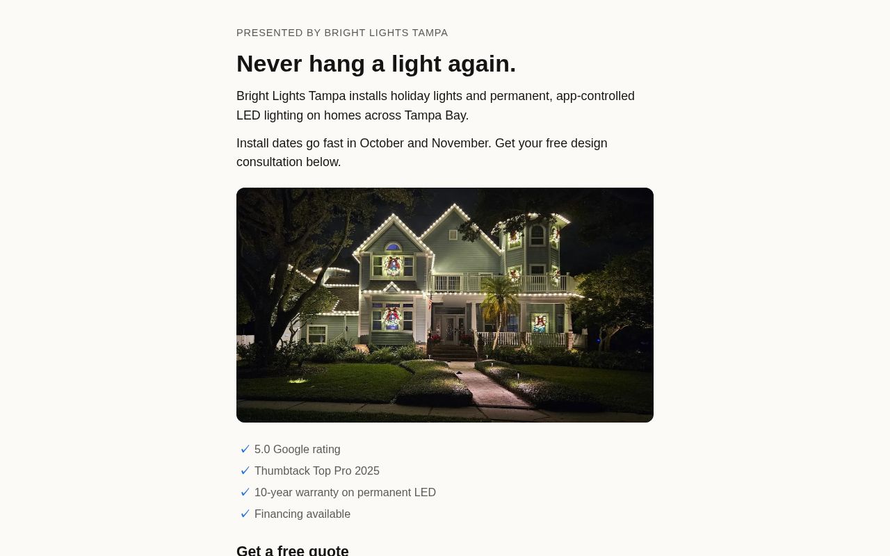 Preview of Tampaloop Lights