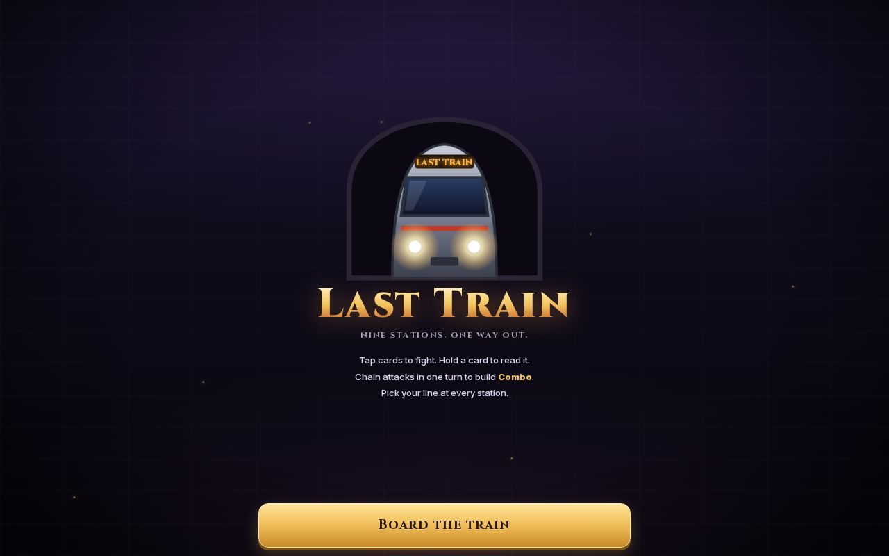 Preview of Last Train