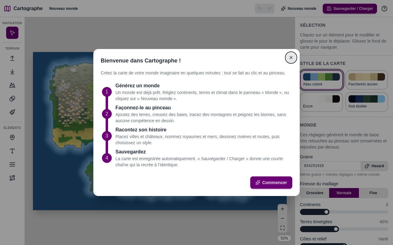 Preview of Map Creator