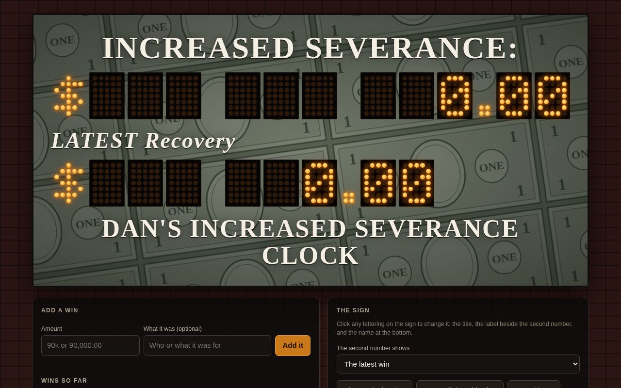 Preview of Severance Clock