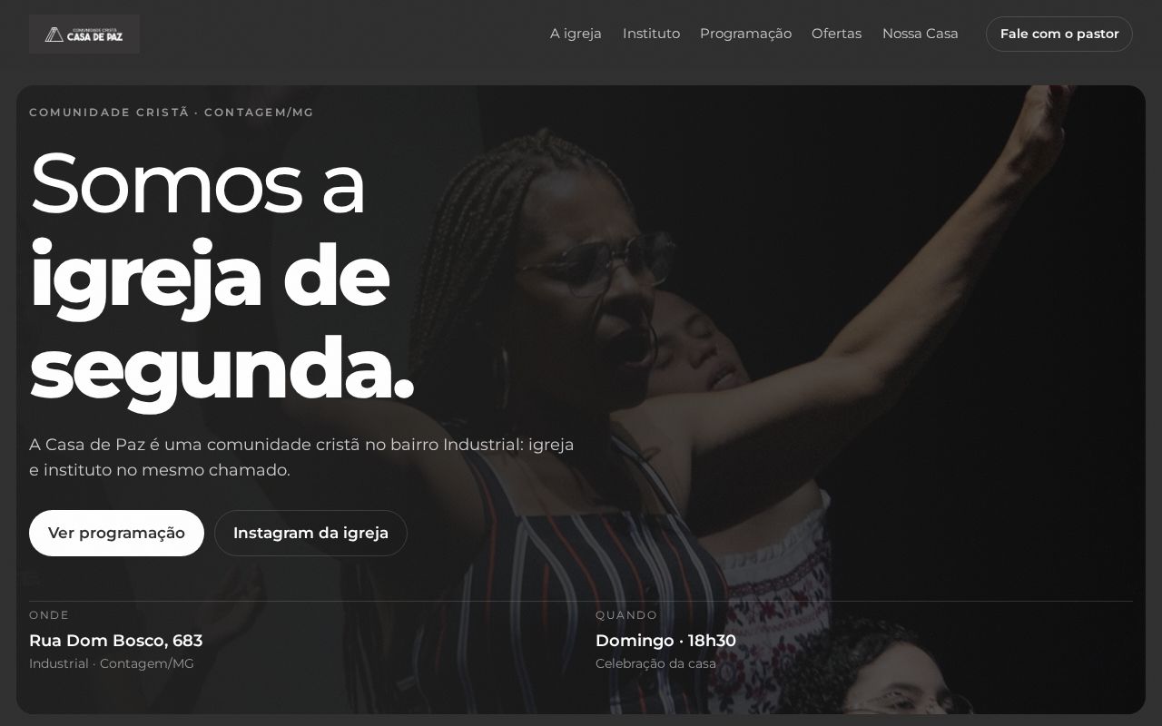 Preview of Igreja Site