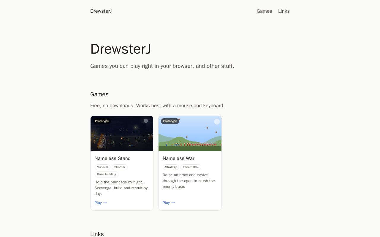 Preview of Drewsterj Com