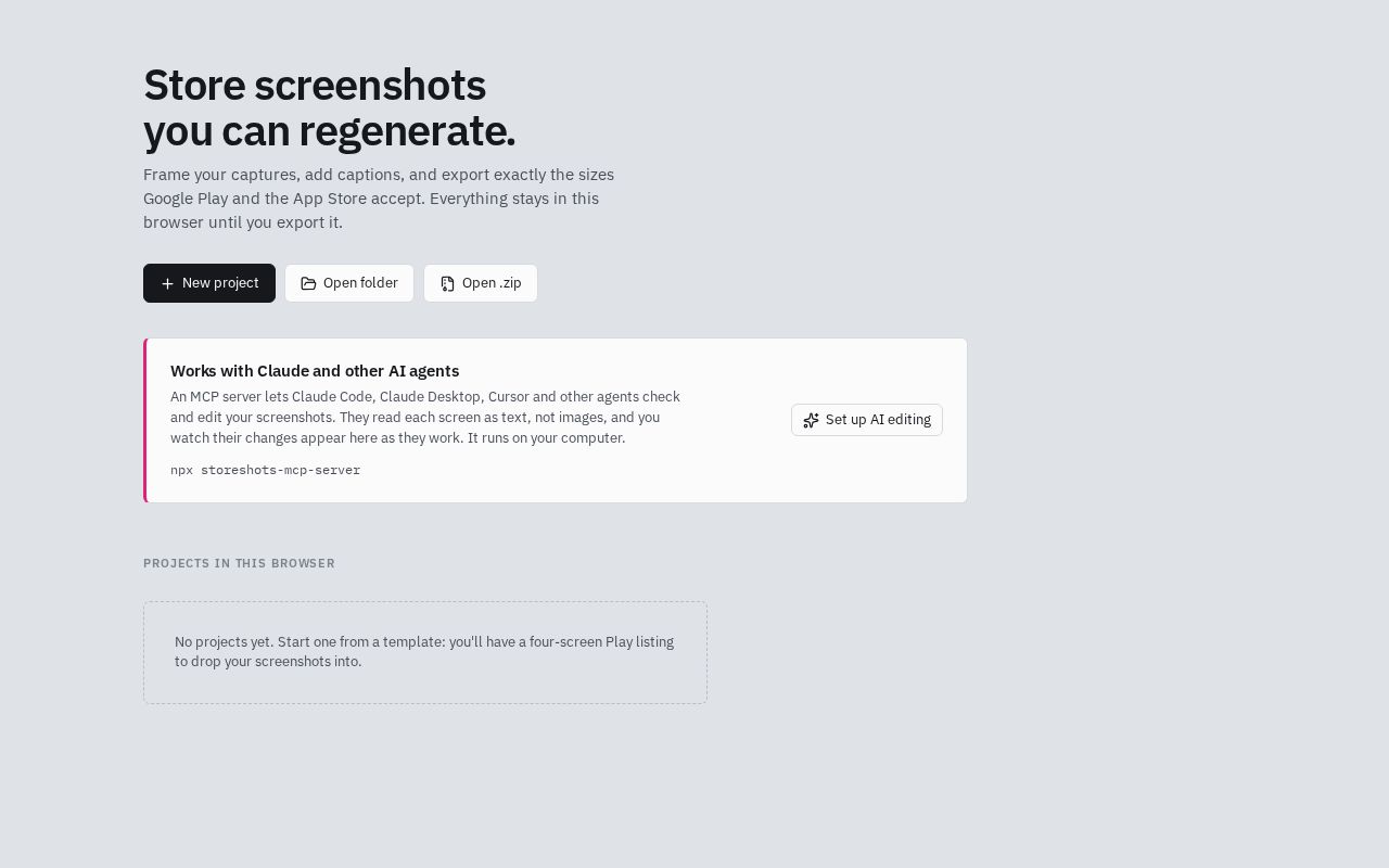 Preview of Storeshots