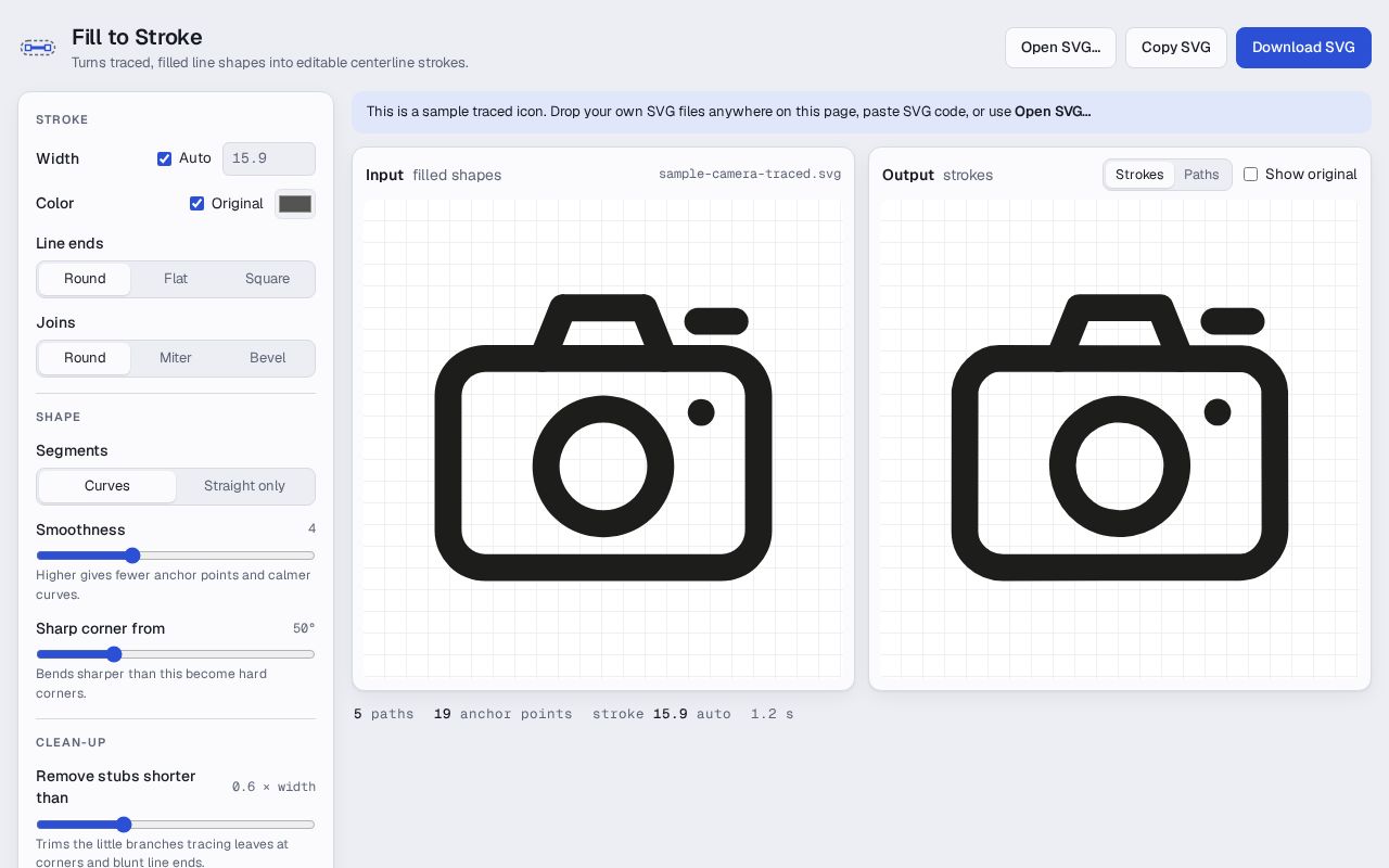 Preview of Fillroke