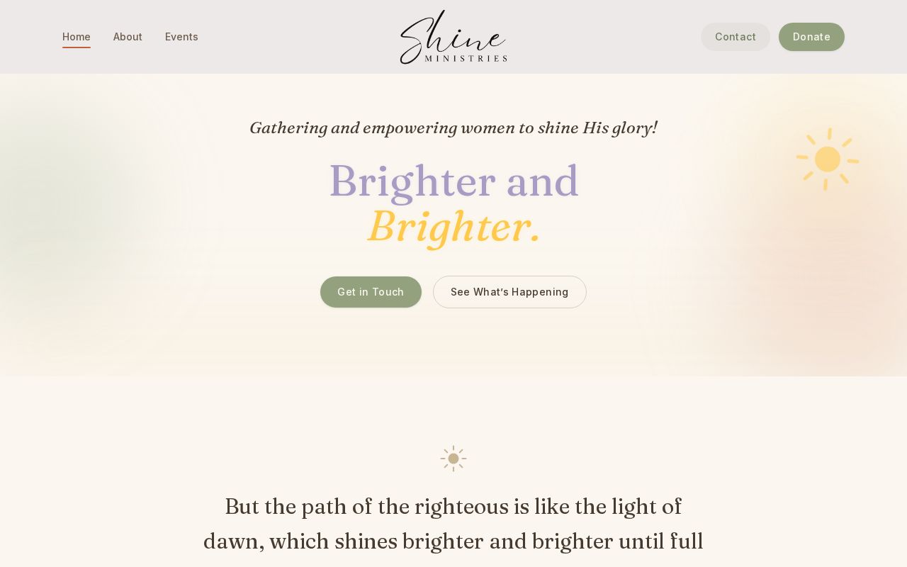 Preview of Shine Ministries